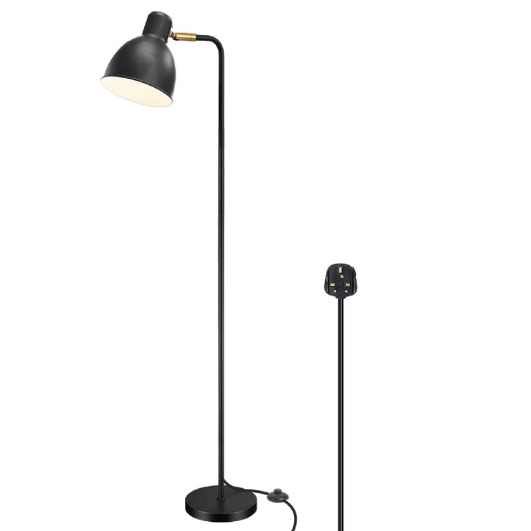 17 Stories Kouta 252Cm Black Reading Floor Lamp Wayfair.co.uk